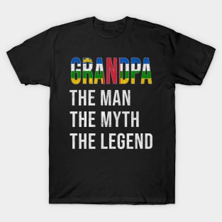 Grand Father Central African Grandpa The Man The Myth The Legend - Gift for Central African Dad With Roots From  Central African Republic T-Shirt